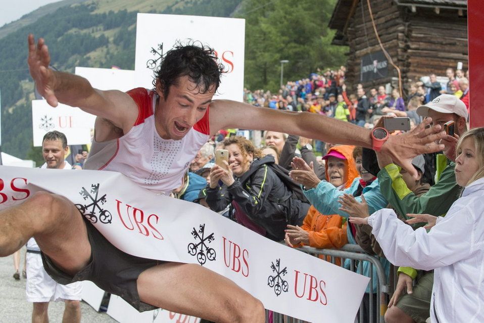 Kilian Jornet firma su poker en Sierre Zinal