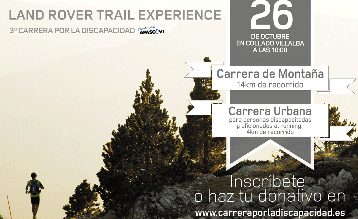 Land Rover Trail Experience, corre por la discapacidad