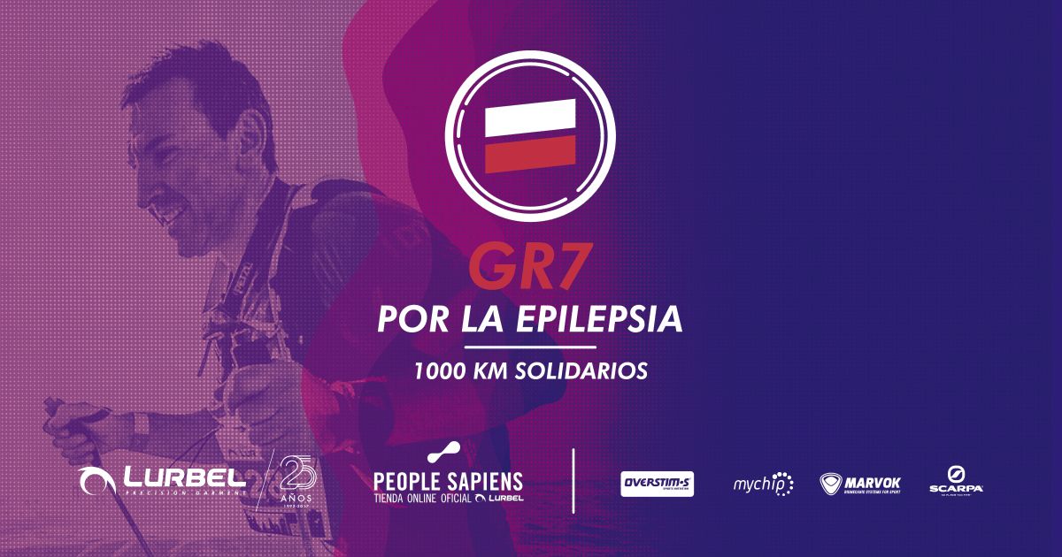 Jordi San Ruperto realiza el "GR7 por la epilepsia"