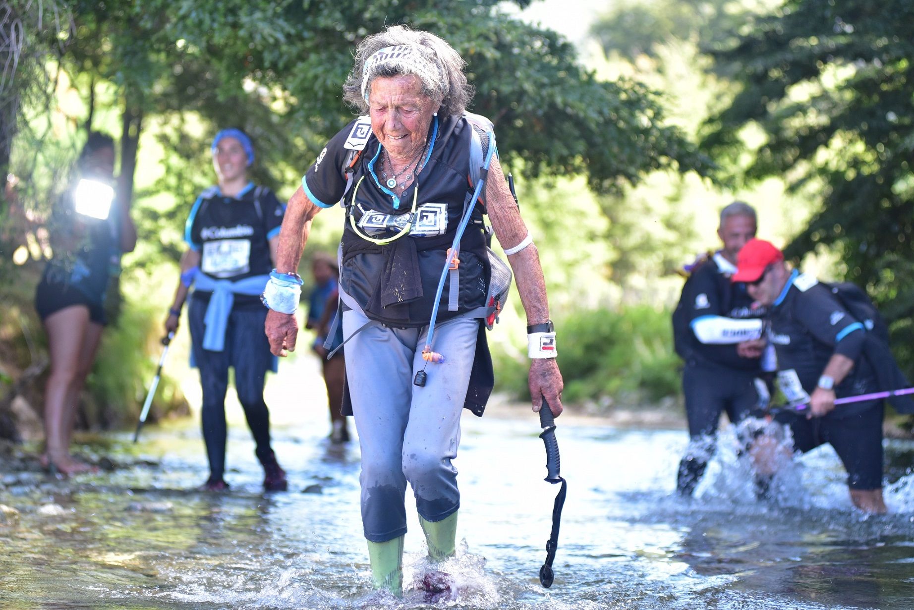 Elisa Forti, la abuela que corre ultras y fuma