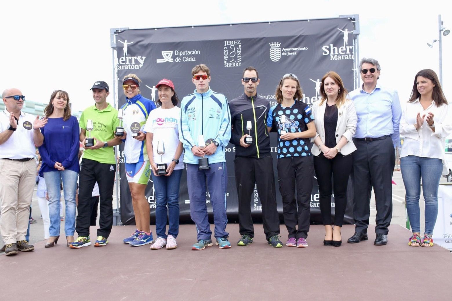 Cristóbal Ortigosa y Marta Diaz ganan Sherry Maratón Cristóbal Ortigosa y Marta Diaz ganan Sherry Maratón
