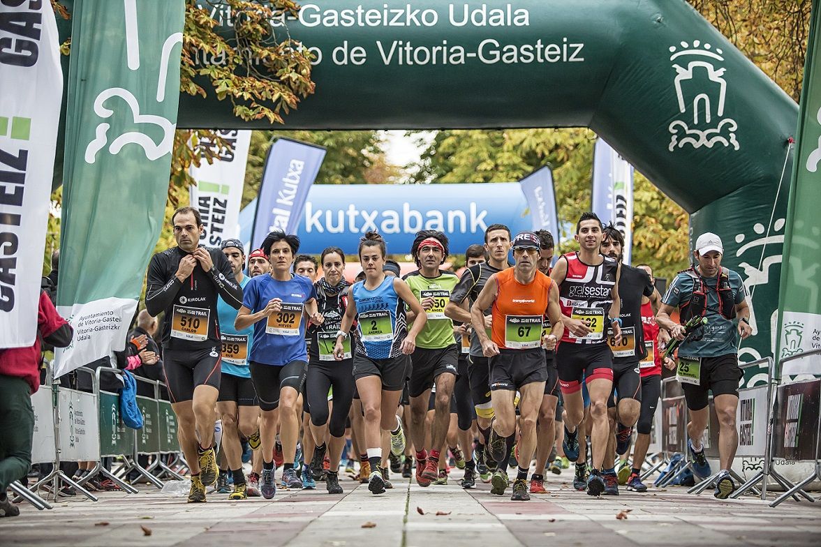 Javi Domínguez se luce en la Vitoria-Gasteiz Trail