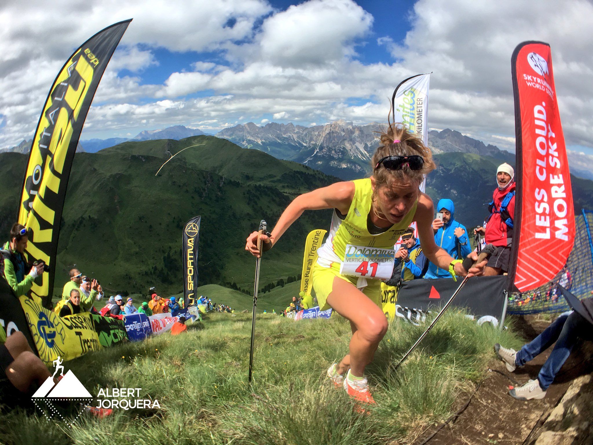 Laura Orgué vence en el kilómetro vertical de la Dolomitas SkyRace