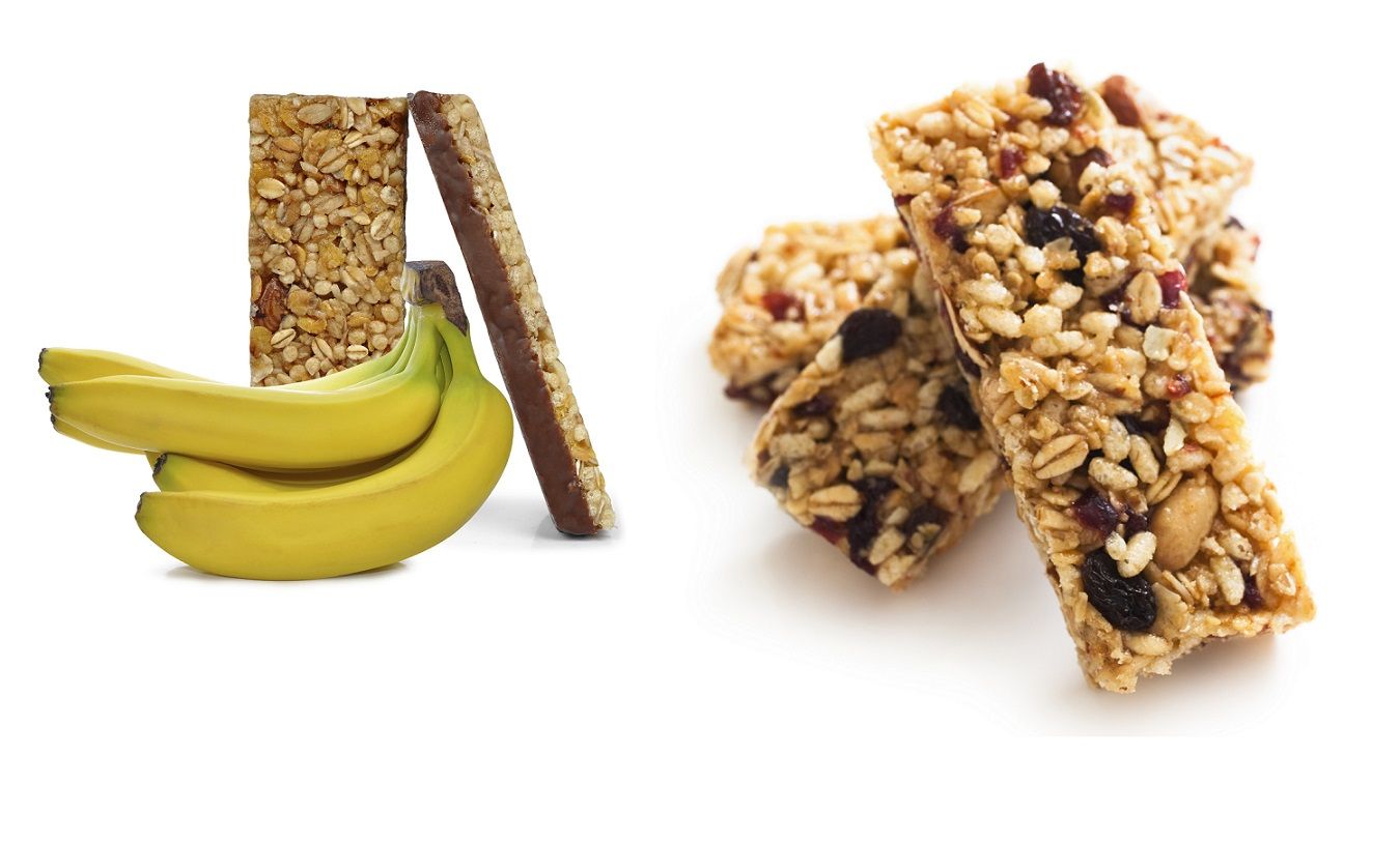 Barritas energéticas de plátano con quinoa