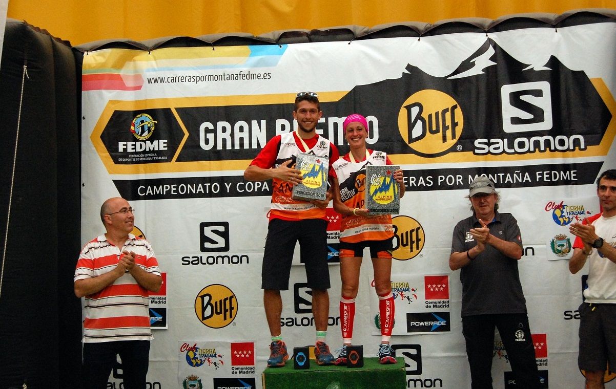 Manuel Merillas y Azara García, Campeones de España de carreras por montaña