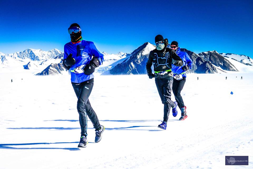 ¿Correrías un maratón en la Antártida a -25 grados?