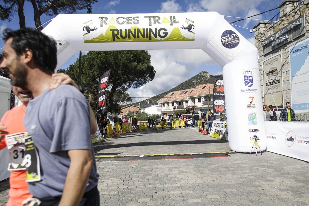 Races Trail Runing Hoyo de Manzanares 2016-2