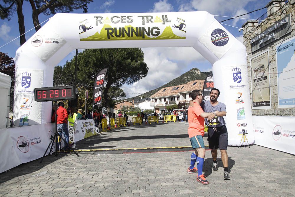 Races Trail Runing Hoyo de Manzanares 2016-2