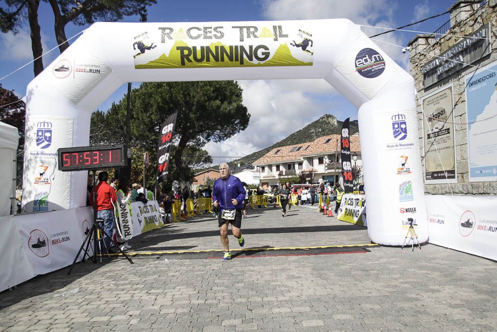 Races Trail Runing Hoyo de Manzanares 2016-2