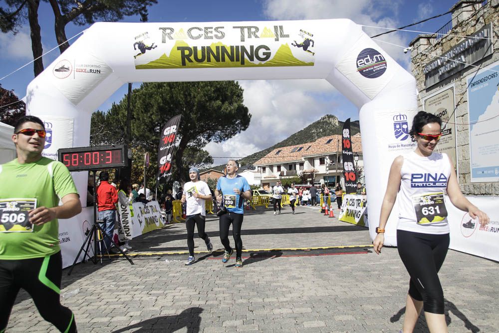 Races Trail Runing Hoyo de Manzanares 2016-2