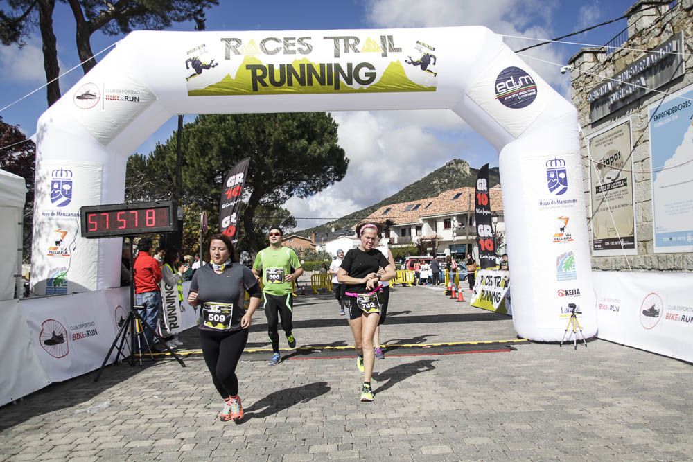 Races Trail Runing Hoyo de Manzanares 2016-2