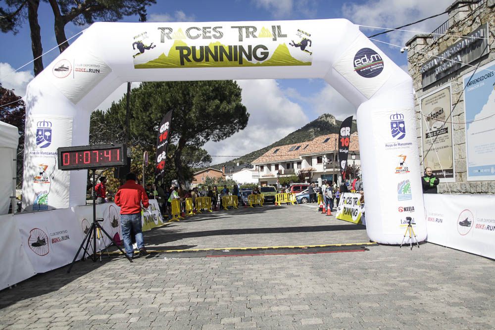 Races Trail Runing Hoyo de Manzanares 2016-2