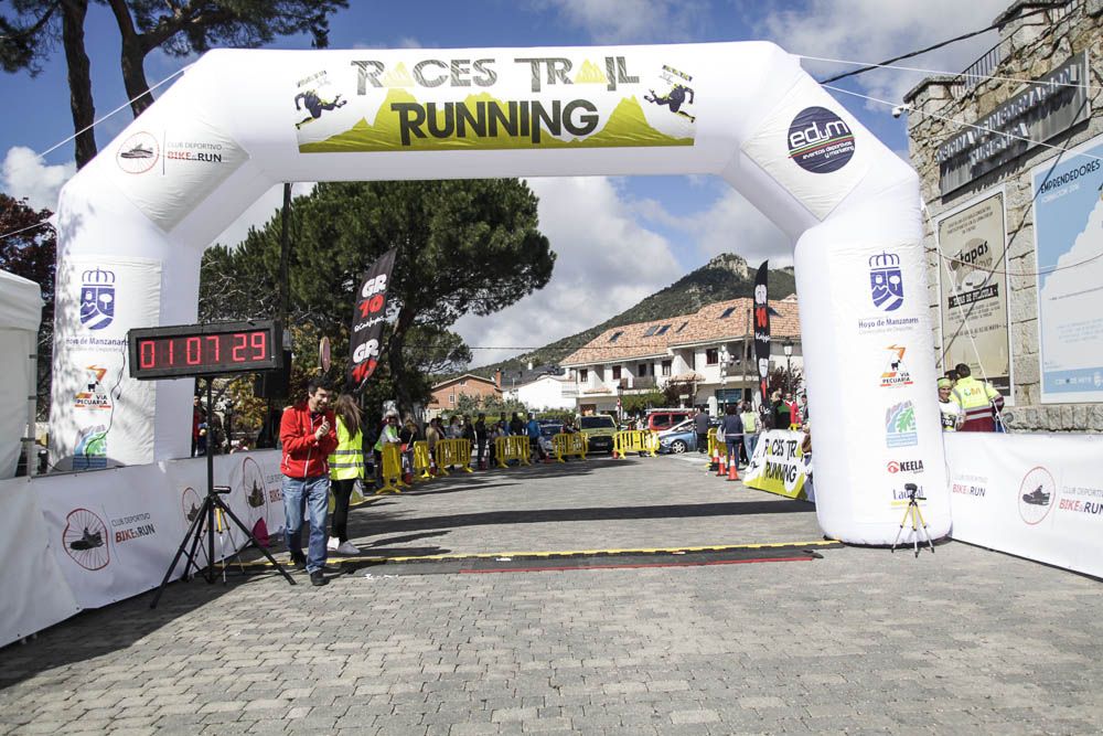 Races Trail Runing Hoyo de Manzanares 2016-2