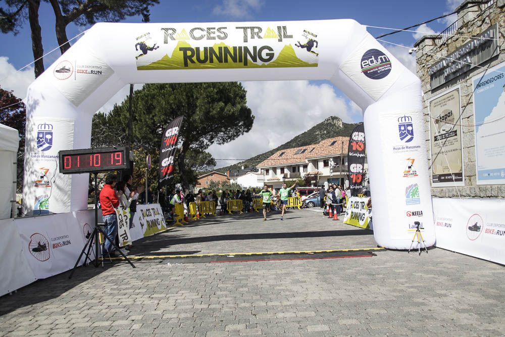 Races Trail Runing Hoyo de Manzanares 2016-2