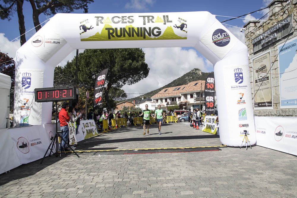 Races Trail Runing Hoyo de Manzanares 2016-2