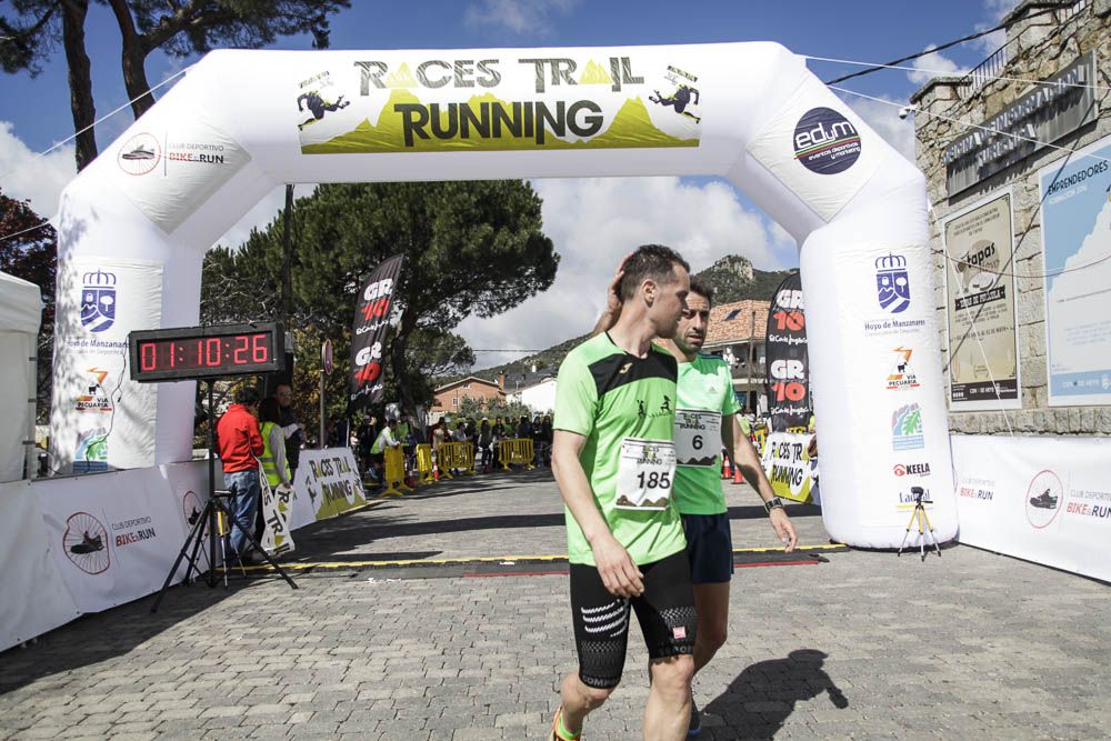 Races Trail Runing Hoyo de Manzanares 2016-2
