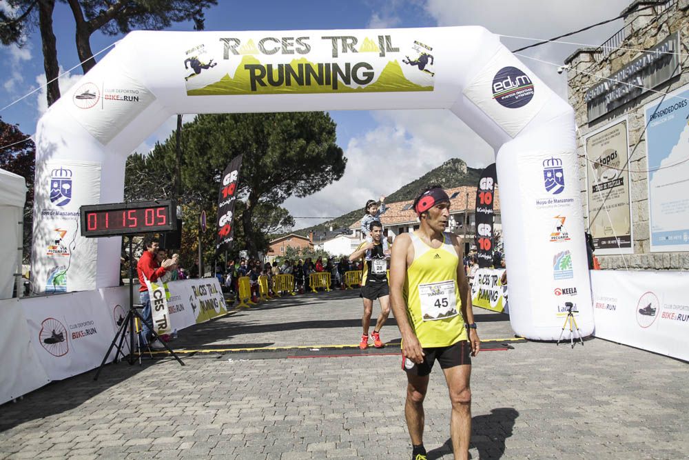 Races Trail Runing Hoyo de Manzanares 2016-2