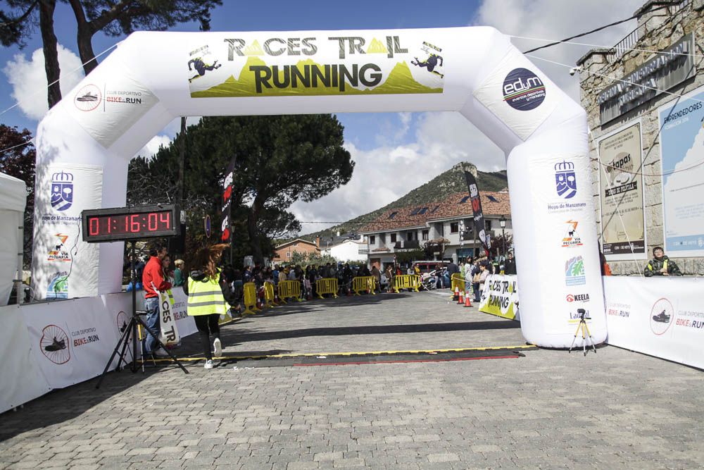 Races Trail Runing Hoyo de Manzanares 2016-2