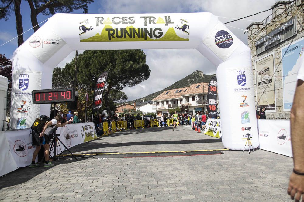 Races Trail Runing Hoyo de Manzanares 2016-2