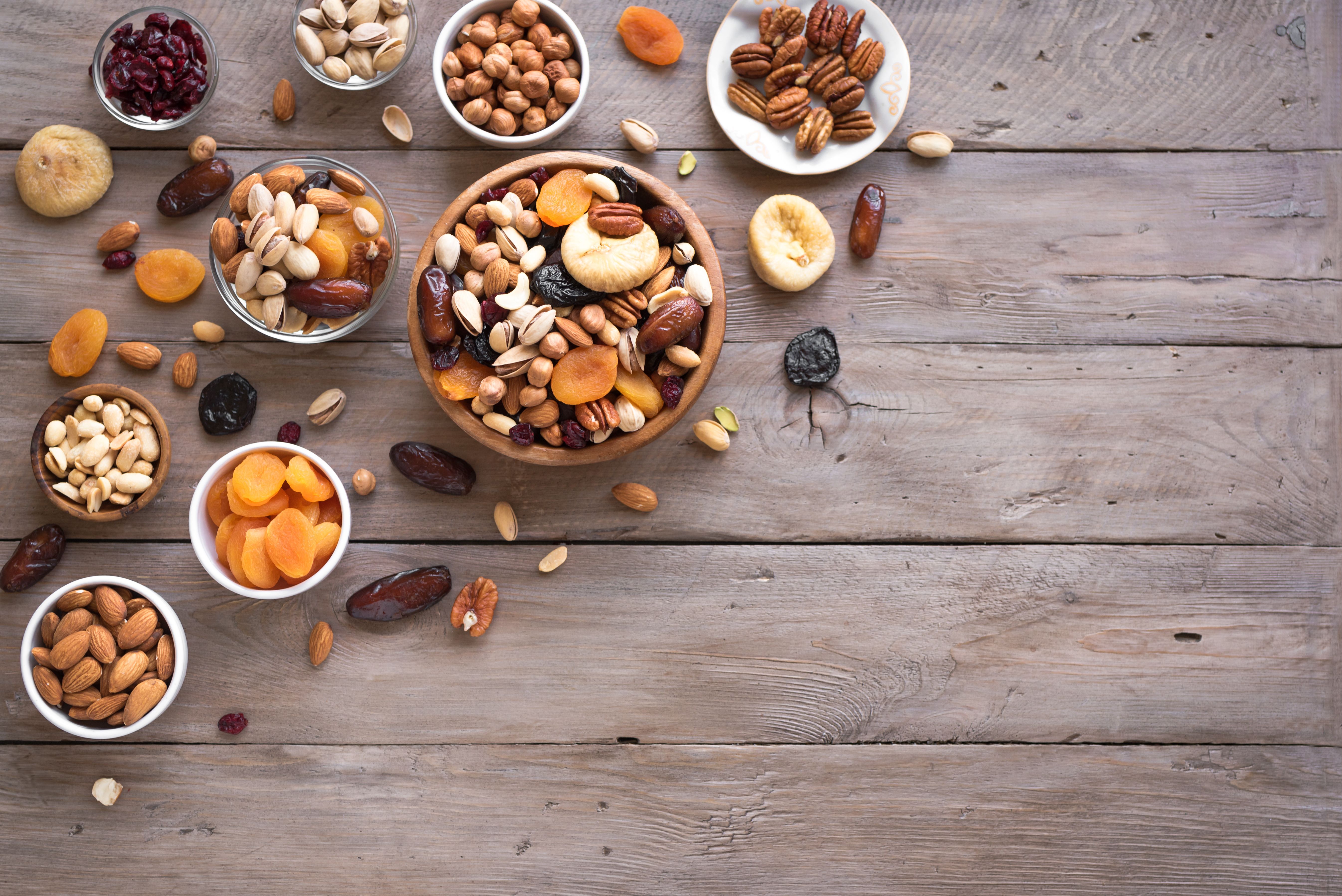 Frutos secos, una fuente de grasa saludable 