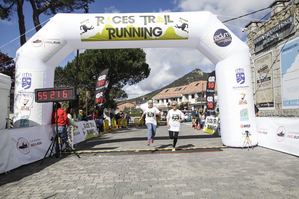 Races Trail Runing Hoyo de Manzanares 2016-2