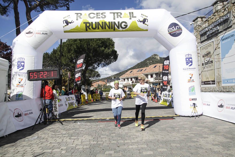 Races Trail Runing Hoyo de Manzanares 2016-2