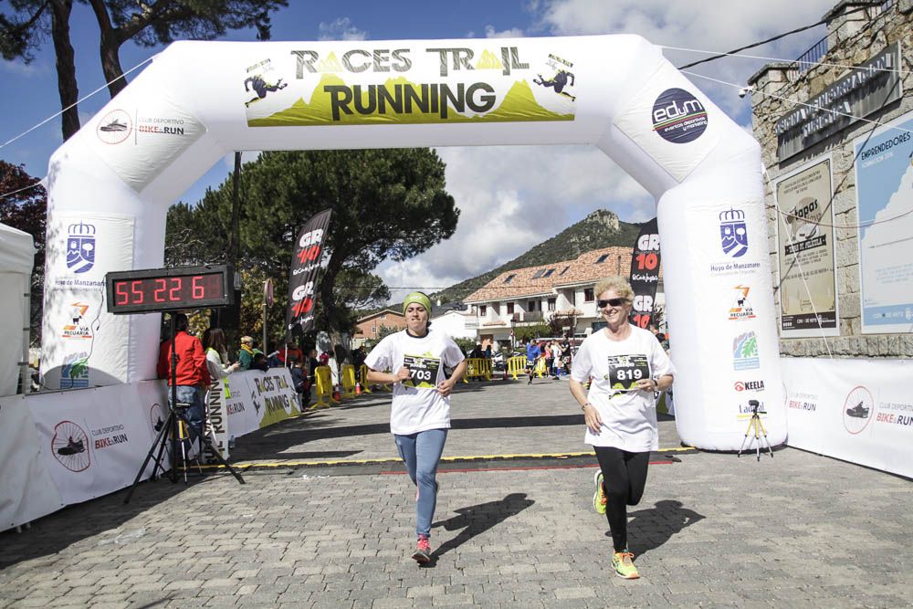 Races Trail Runing Hoyo de Manzanares 2016-2