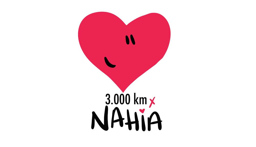 Reto solidario #3000kmxNahia. Ilustración Ana Azpilicueta