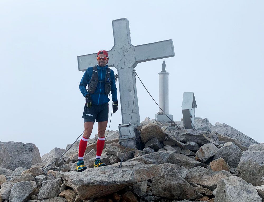 Javier Rodríguez Bodas enlaza Aneto, Perdiguero, Posets y Perdido en poco más de 24 horas. Foto: Antonio Alcalde
