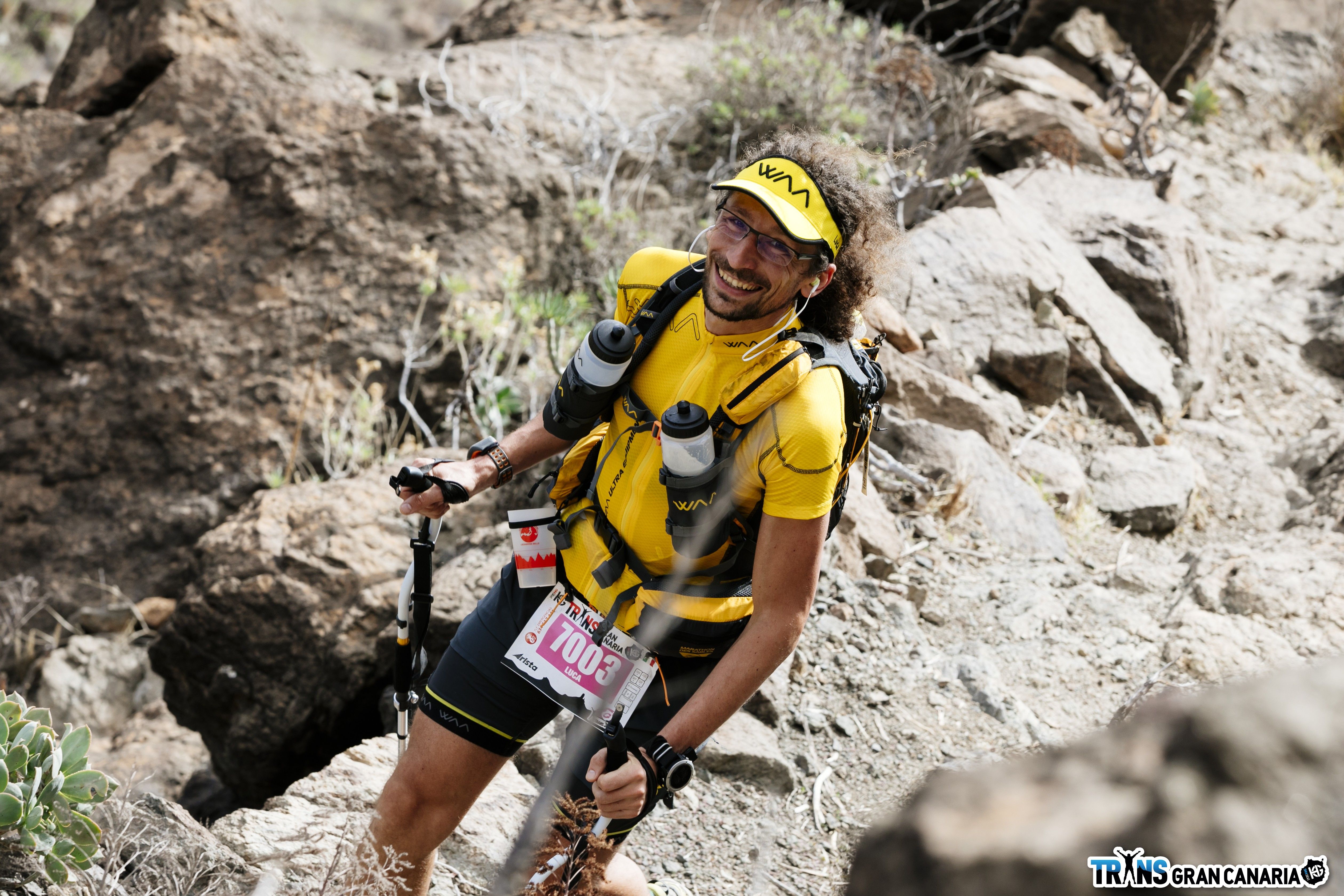 Luca Papi en una de las ediciones de Transgrancanaria 360º