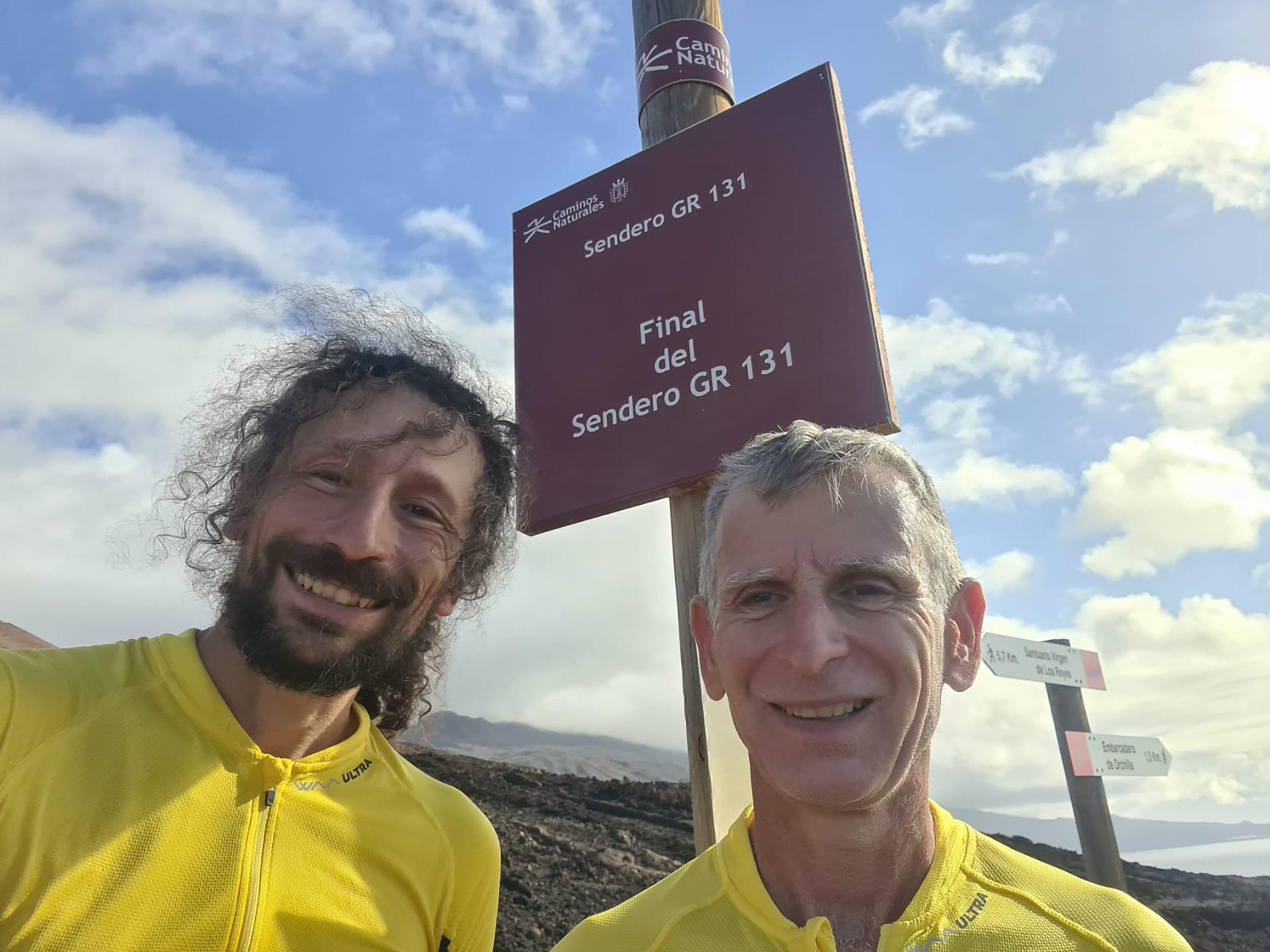 Luca Papi y Philippe Verdier terminan su reto “Canary Islands End to End”. Janira Ojeda