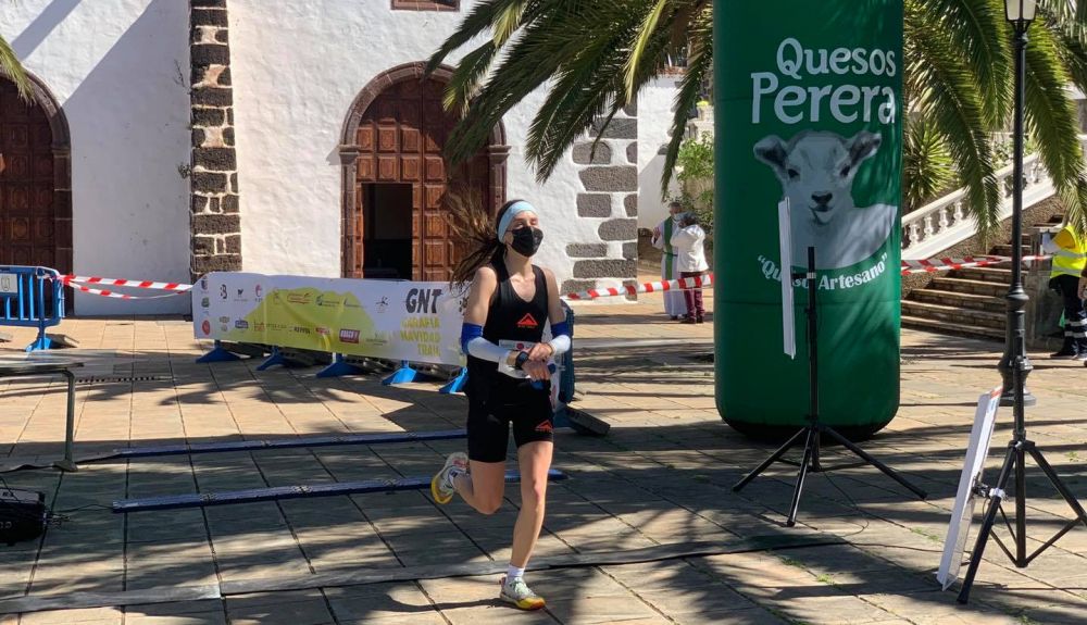 Moana Lilly Kehres. Ganadora de la X Garafía Navidad Trail 