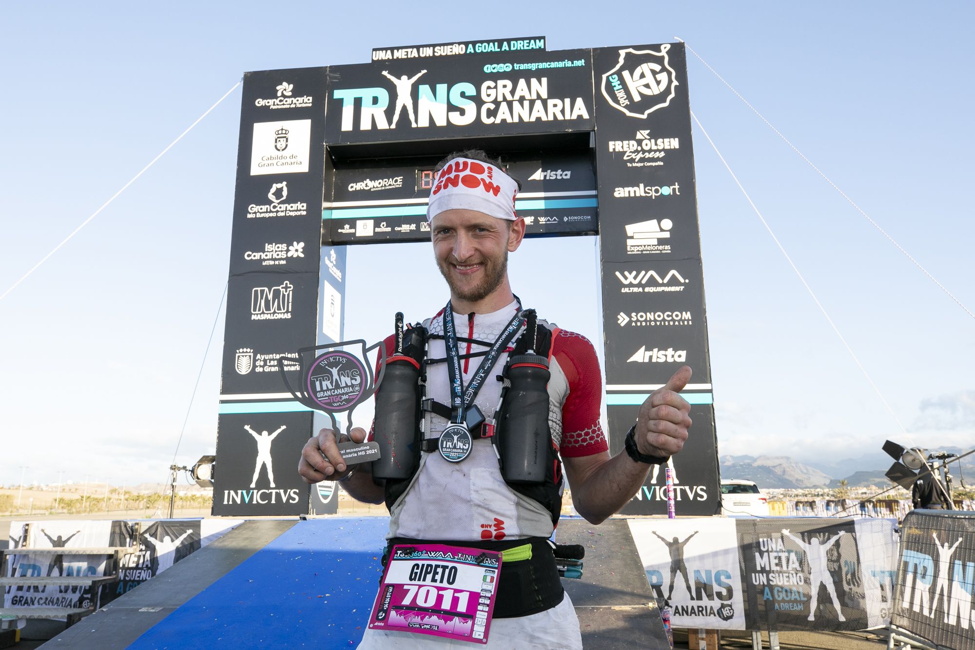 Marco Gubert vencedor de la Transgrancanaria 360. Carlos Díaz Recio
