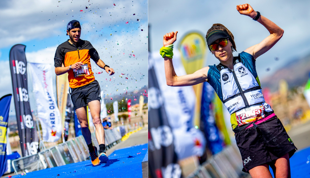 Andreu Simón y Virginia Pérez vencen en la maraton de Trangrancanaria