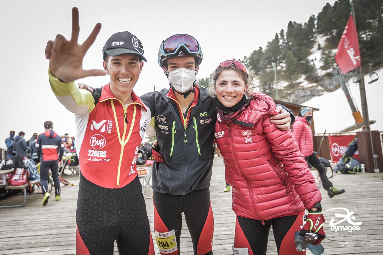 María Ordóñez, Albert Pérez y Hugo Fenoll 