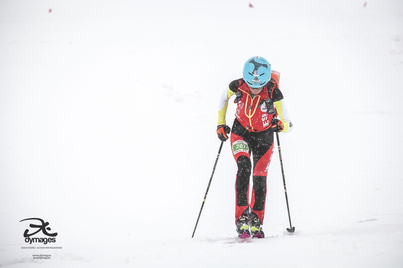 Marta Garcia y Antonio Alcalde entre los mejores de la prueba reina del mundial de skimo
