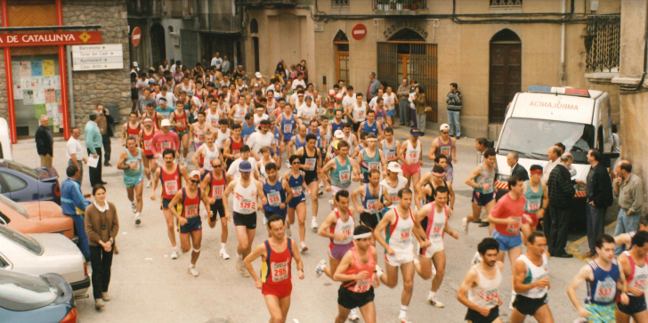 "Pujada a Coll de Pal", buscando un nuevo récord para una carrera histórica. Salida desde Bagà de la edición de 1996. 