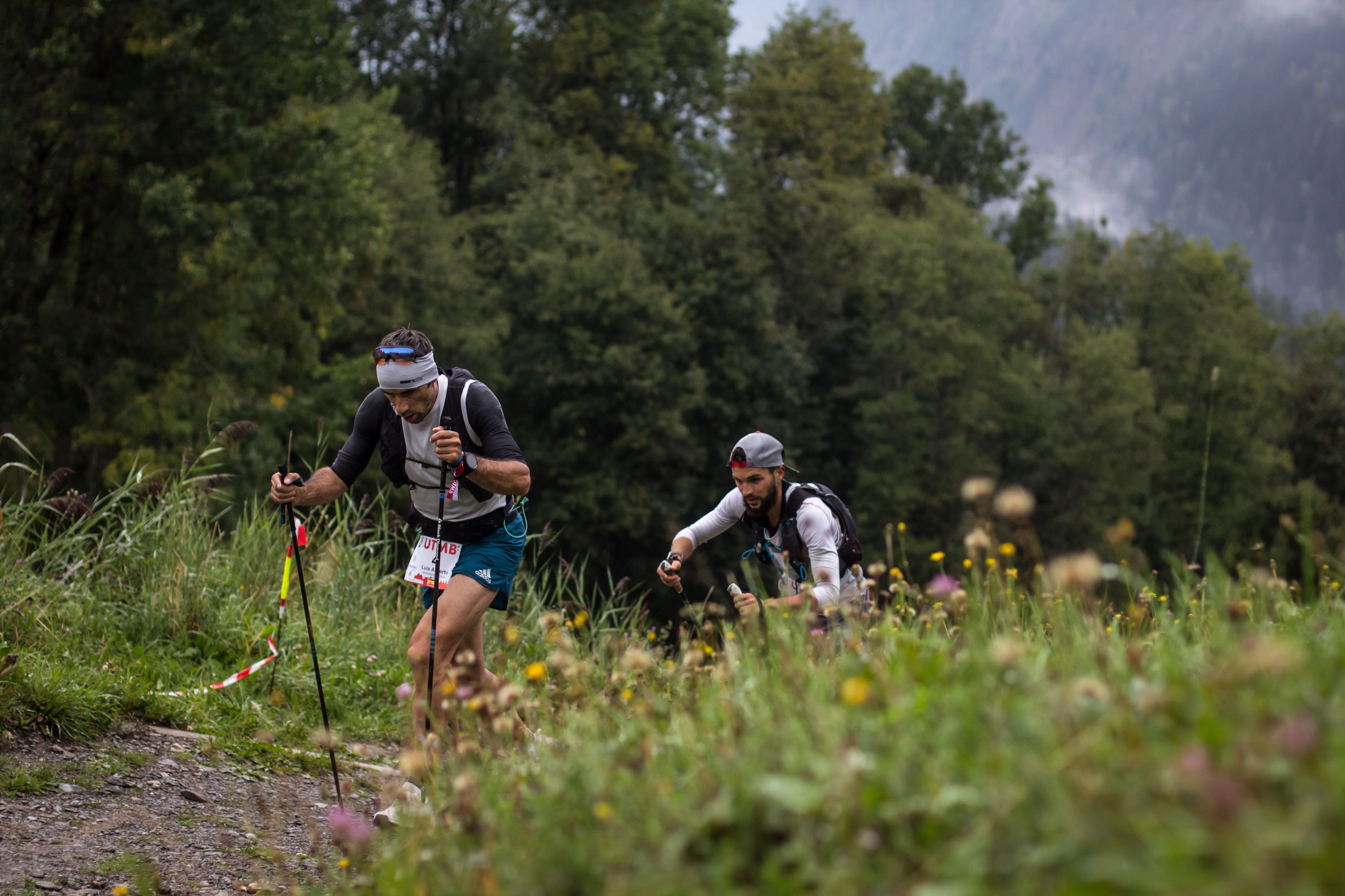 Luis Alberto Hernando en UTMB 2018. José Miguel Muñoz Egea