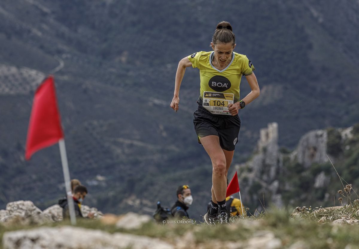 Virginia Pérez Mesonero, campeona de España de kilómetro vertical. Fotografía Luis Ordoñez. FEDME 
