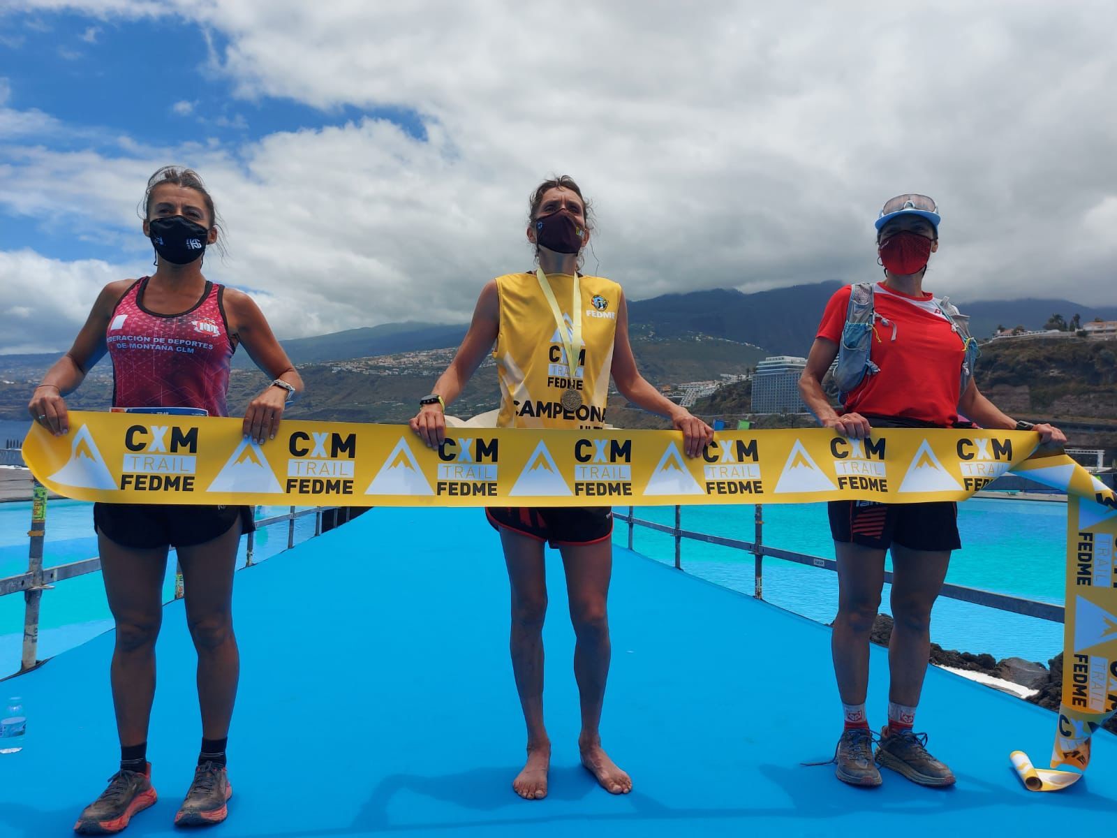 Podio femenino Campeonato de España de ultras