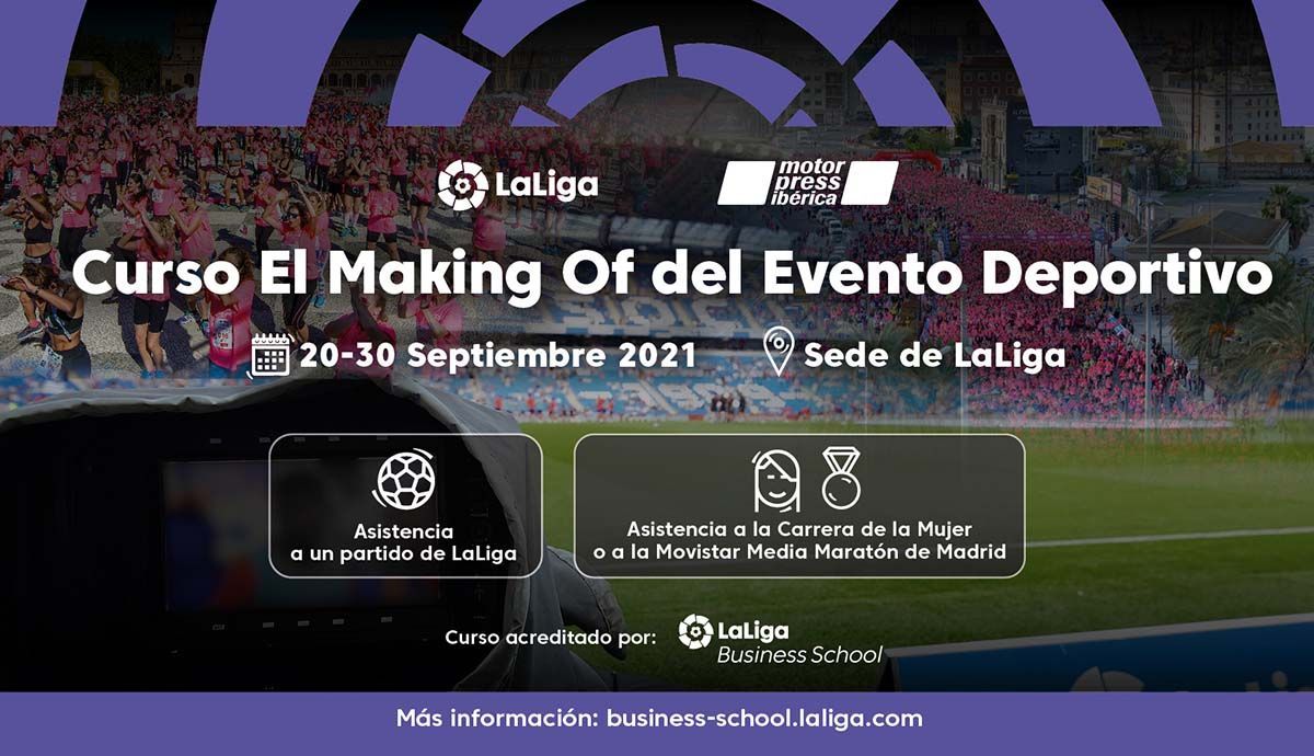 Curso making of evento deportivo