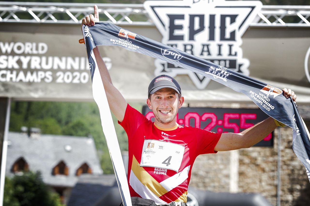 Manuel Merillas en el venciendo en el Campeonato del Mundo ISF 
