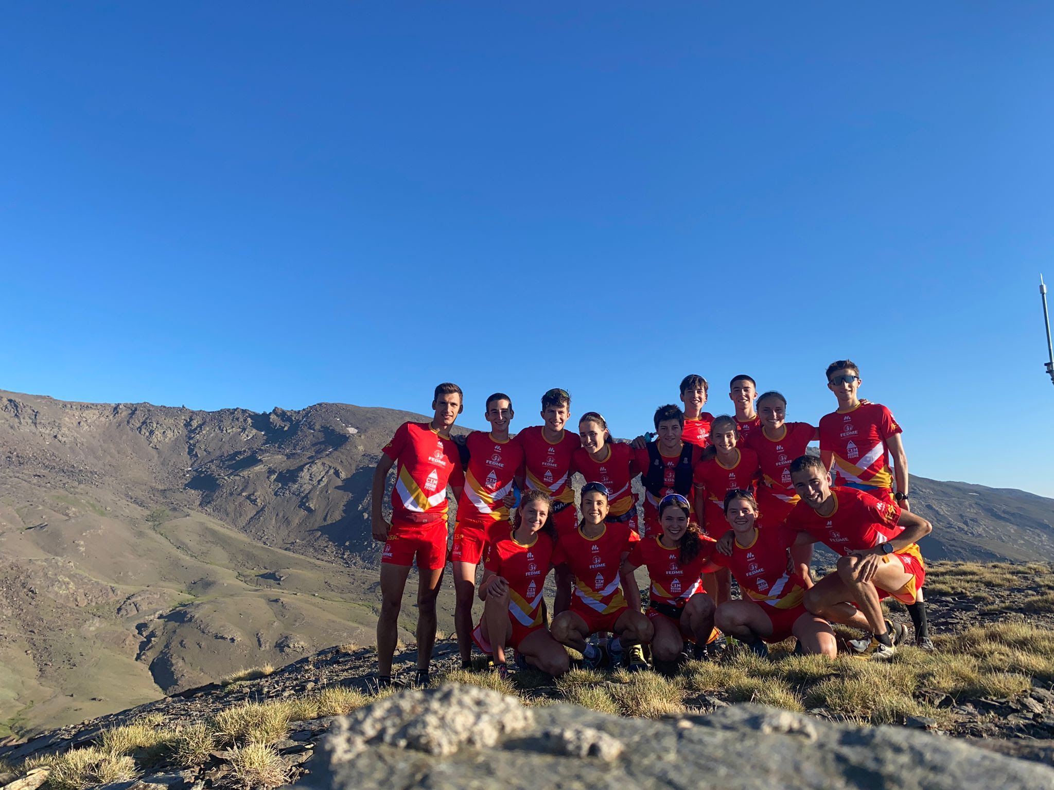 Parte de la expedición que nos representará en los mundiales.