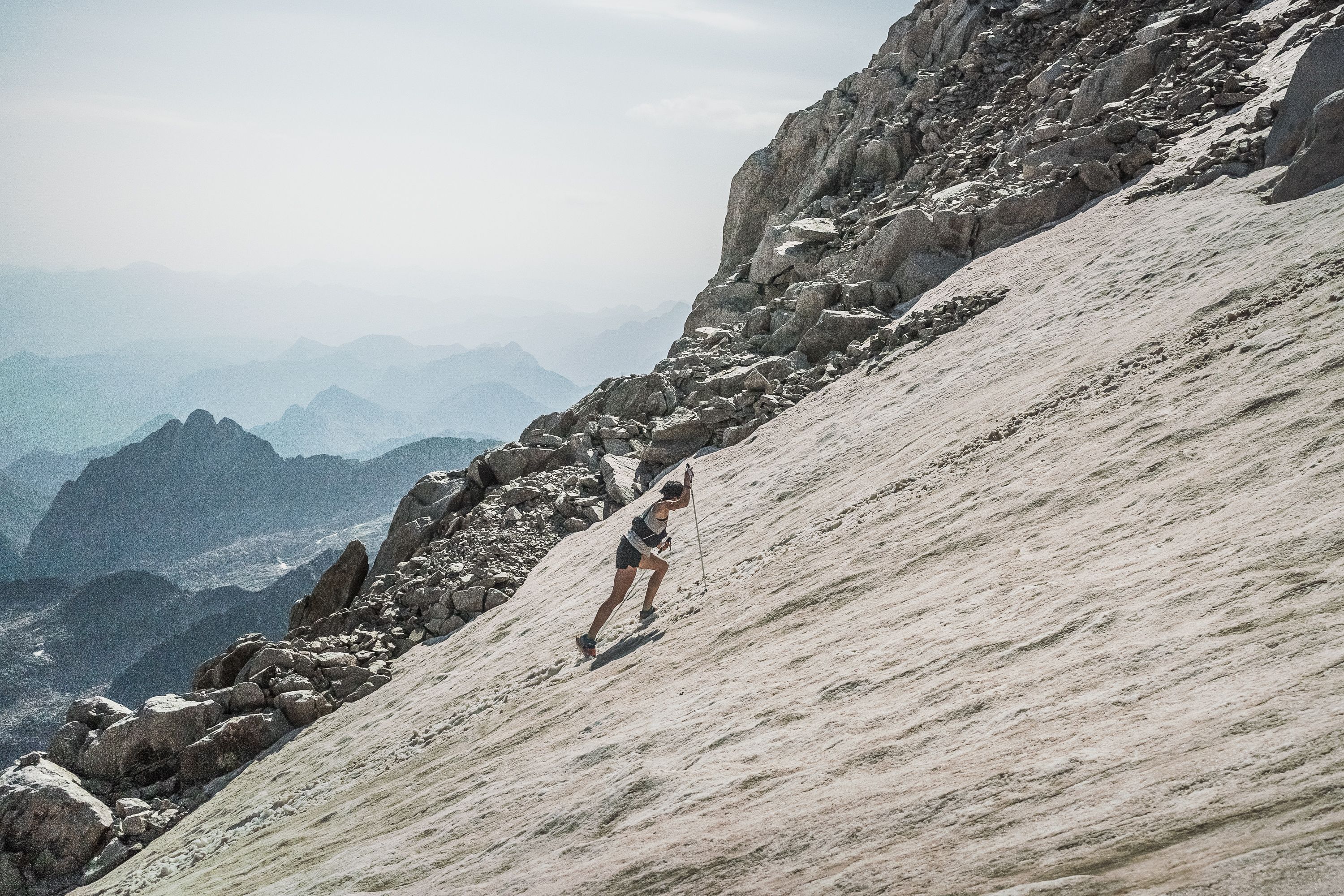 Oihana Kortazar en su ascenso al Aneto ©bielrafols