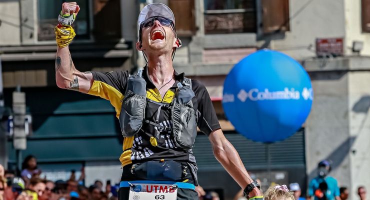 Scotty Hawker 3º UTMB® 2019 con CamelBak® Zephyr 