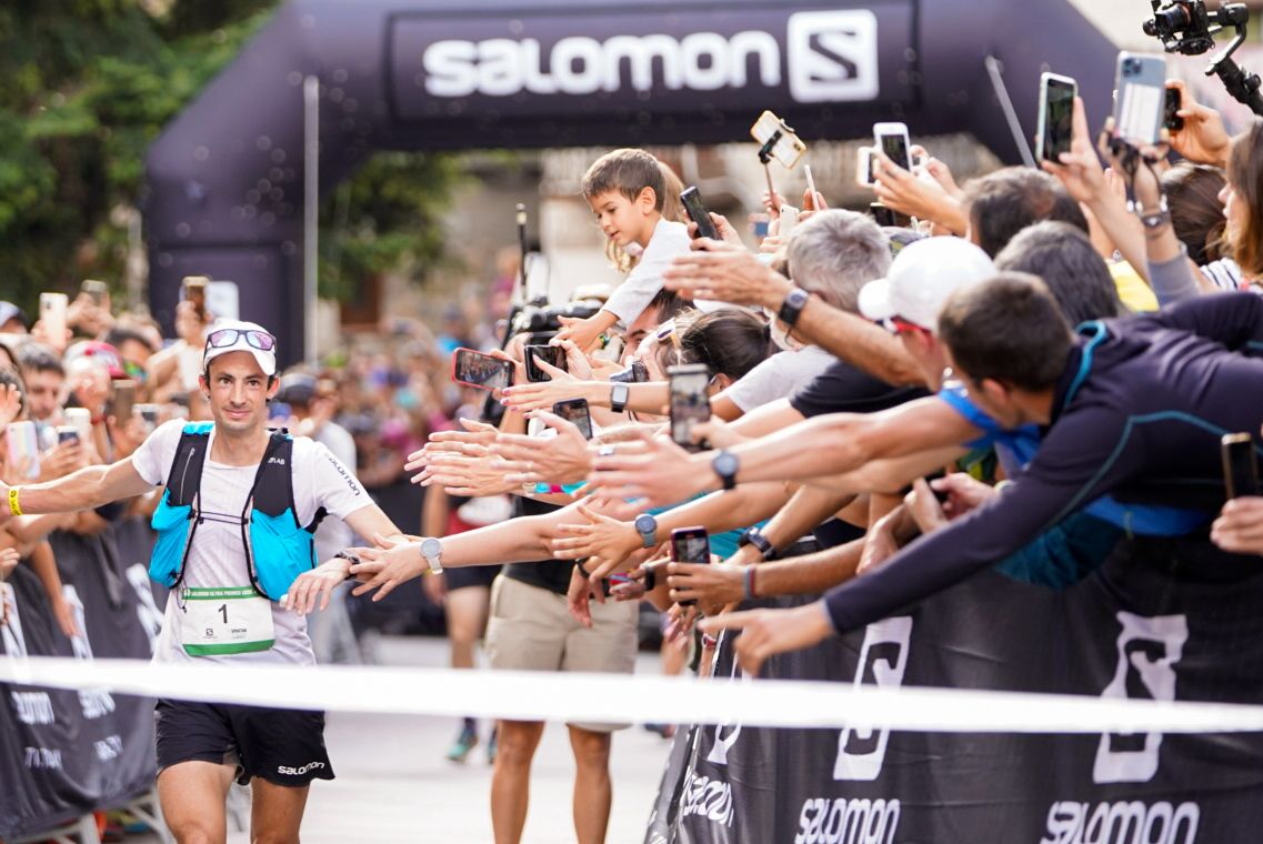 Kilian Jornet ganando la Ultra Pirineu 2021. Diego Winitzky©