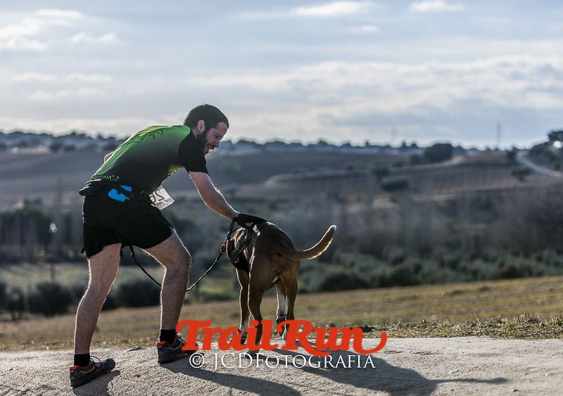 Mushing de Villamanta: canicross y bikejoring popular