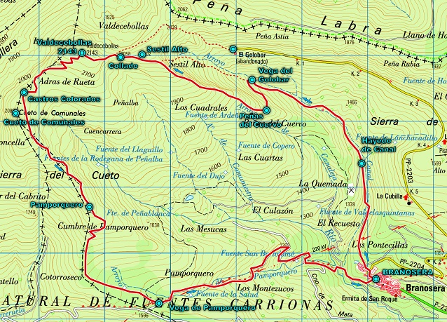 Ruta por el Torreón de Valdecebollas