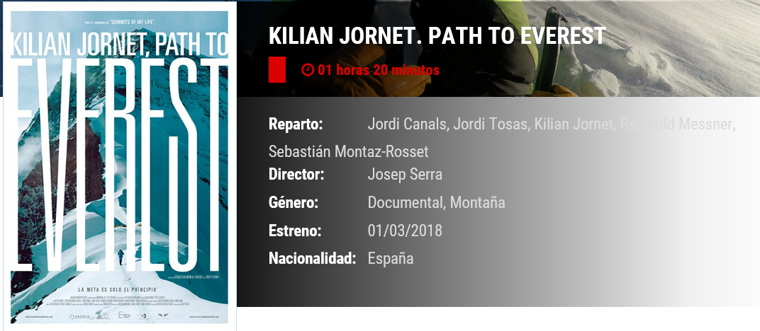 Kilian estrena Path to Everest 