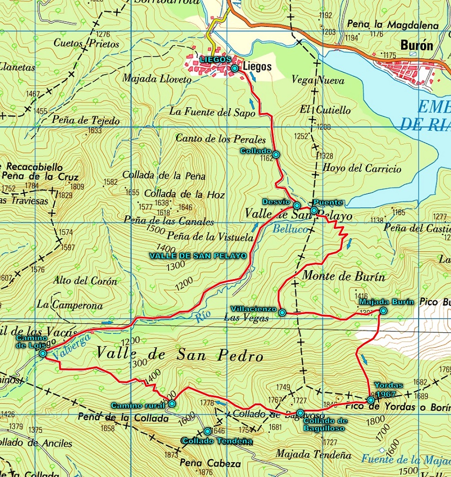 Ruta por el pico Yordas